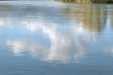 abstract reflection on water delicate interplay of light and shadow