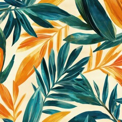 palm trees background By Generated AI