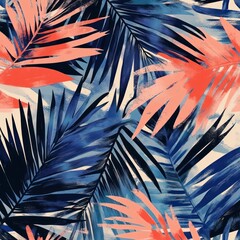 palm trees background By Generated AI