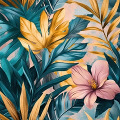 seamless pattern with feathers By Generated AI