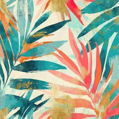 palm trees background By Generated AI