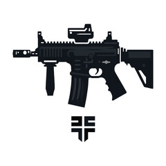 Dynamic Weapon Vector Design High Quality Military & Fantasy Arms Illustration 05
