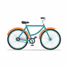 Fototapeta premium シンプルな自転車のベクター素材
