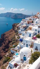 Fototapeta premium oia village santorini greece
