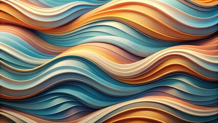 Abstract Swirling Waves of Pastel Hues A Seamless Texture of Organic Curves and Soothing Color Palette