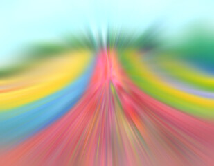 Obraz premium Abstract colorful flower garden blur background