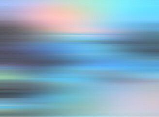 Abstract colorful seascape blur background