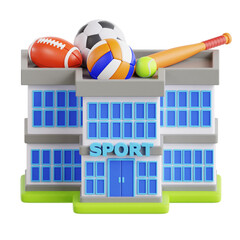 Athlete Village 3D Icon