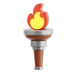 Torch 3D Icon