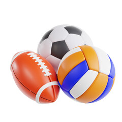 Sport Equipment 3D Icon