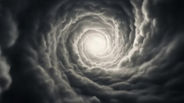 Inside view of a tornado vortex video

