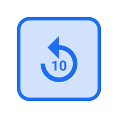 Replay 10 Seconds Icon