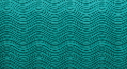 Teal wavy line texture