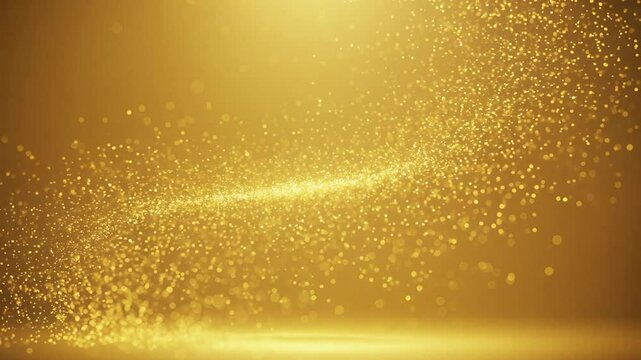 Gold background with bubbles &ndash; Glamorous Abstract Background