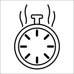 Stopwatch Icon Time Management, Speed, and Efficiency Symbol