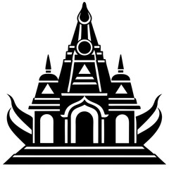 Stylized Graphic of Traditional Artwork