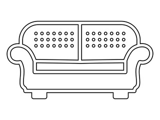 sofa icon vector illustration