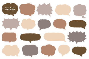 ポップで可愛いふきだし素材集