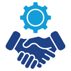 Relations Dual Tone Icon Element For Design