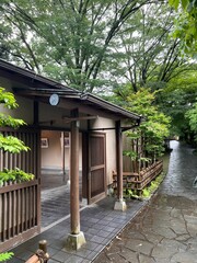 Japan house in the garden