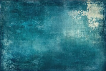 Textured teal background with muted light