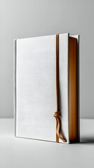 Minimalist Blank Notebook with Softcover: Ideal for Creativity, Note-Taking, and Stationery Enthusiasts | AI-Generated Stock Photo