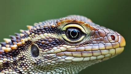 Close-up portrait of a lizard