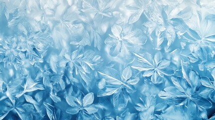 Frozen Floral Fantasy: A Symphony of Ice Crystals
