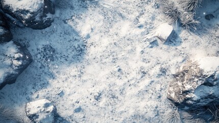 Snowy Mountain Landscape: A Winter Wonderland