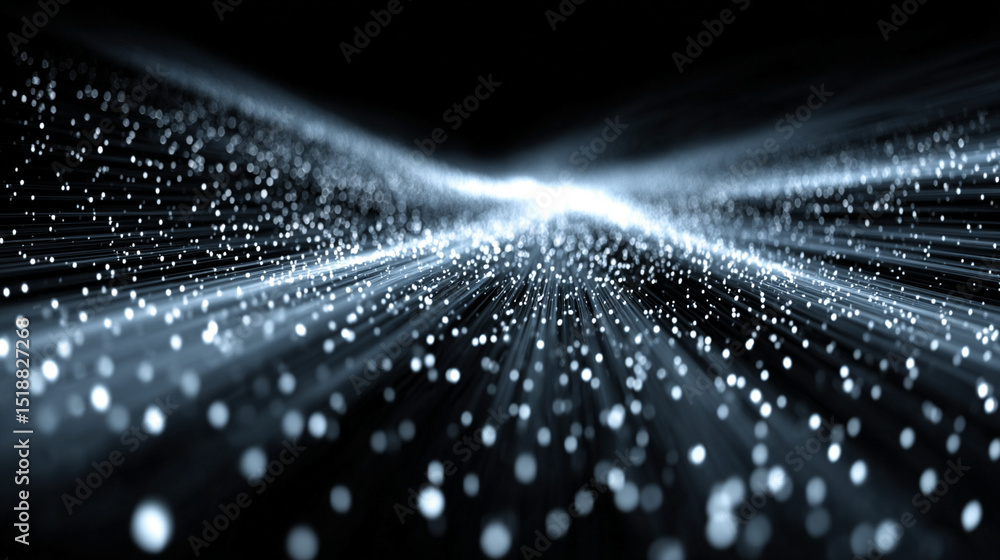 Poster ultra futuristic abstract digital background featuring dynamic tech elements, glowing lines, and int