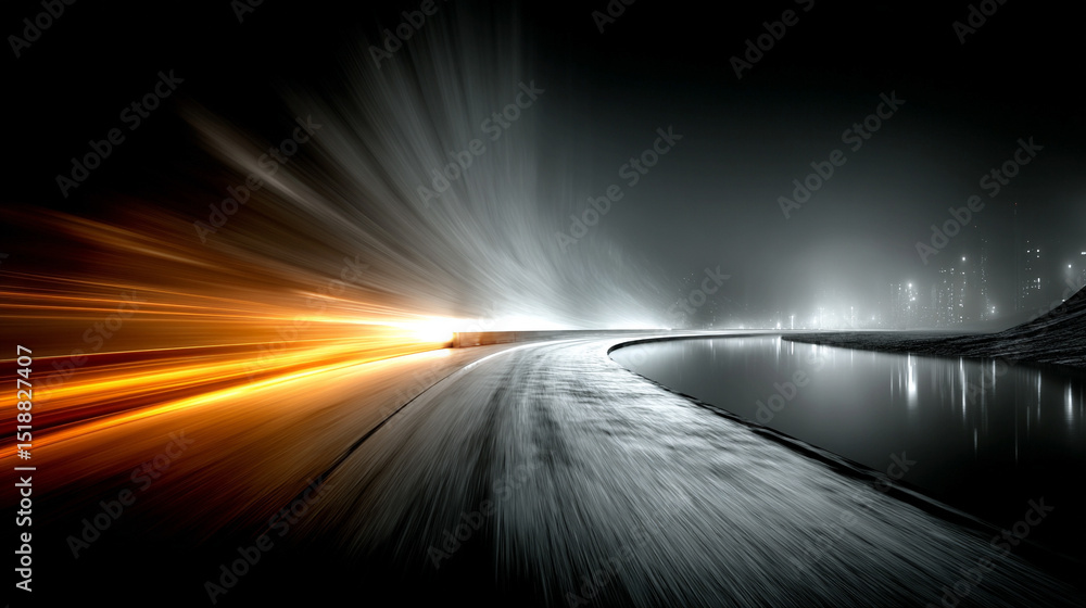 Poster ultra futuristic abstract digital background featuring dynamic tech elements, glowing lines, and int
