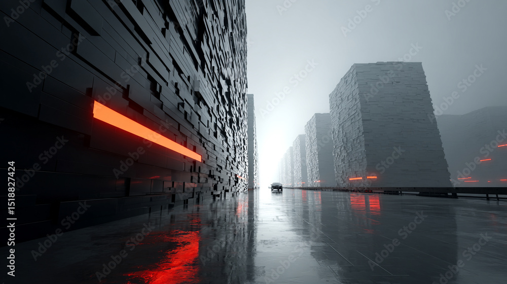 Poster ultra futuristic abstract digital background featuring dynamic tech elements, glowing lines, and int