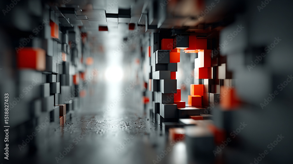 Poster ultra futuristic abstract digital background featuring dynamic tech elements, glowing lines, and int