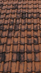 Clay Roof or teracota clay roof Tile Background Texture