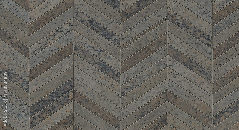 Poster Herringbone pattern with rough texture