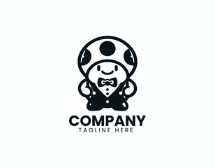 Whimsical Mr Toad Character Charming Animal Illustration Vector Logo Design
