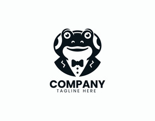 Obraz premium Whimsical Mr Toad Character Charming Animal Illustration Vector Logo Design