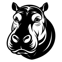 Pencil Sketch Black and White Kangaroo Head Detail