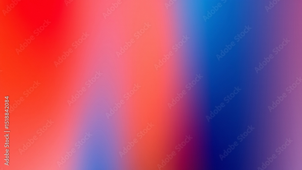 Poster abstract gradient background with smooth transition of red orange and blue colors in a blurred style