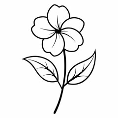 Obraz premium Willowherb flower on white background 