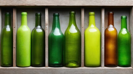 Rustic wooden wine cellar shelving with assorted vintage spirit bottles showcasing aged glass textures and heritage for premium hospitality marketing