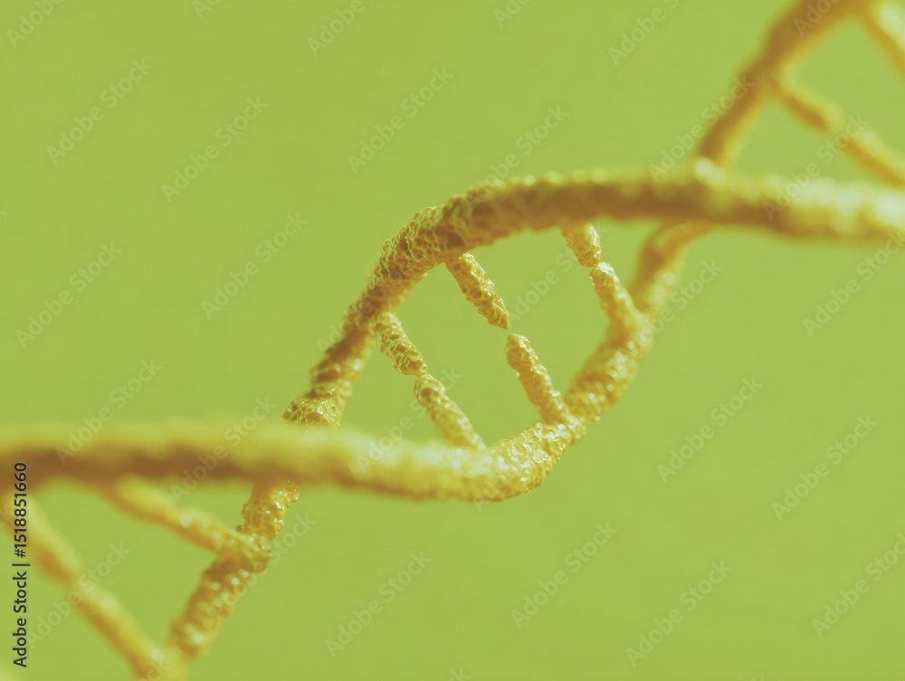 Fototapete abstract dna strand with mathematical formulas and scientific notation in geometric helix pattern fo