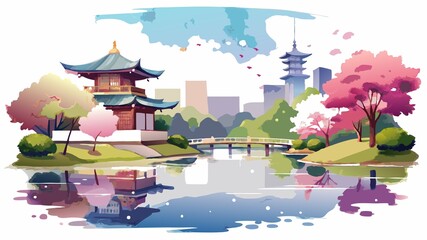 Explore the serene beauty of Tsutsujigaoka Park, a tranquil oasis amidst the bustling city, and enjoy the fresh air, blooming flowers, and peaceful atmosphere.