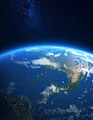 Fototapeta premium ocean from space