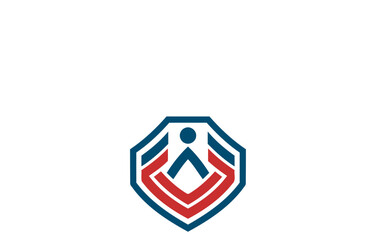 shield with ribbon