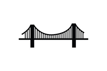 bridge over white background