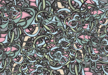 Abstract colored linear backdrop for fashion trends or dynamic posters. Chaotic camouflage motifs for batiks, business concepts, covers, fabrics, interior solutions, tiles, prints, wallpaper, textiles