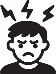 cartoon character of man