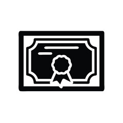 Certificate silhouette
