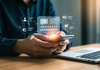 Mobile customer review analysis and management